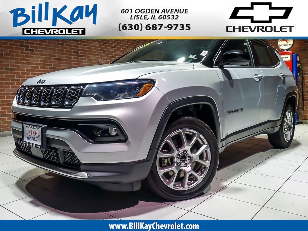 Silver Zynith Metallic Clearcoat 2025 Jeep Compass SUV / Crossover Four-Wheel Drive 8-Speed Automatic