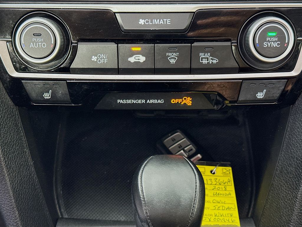 Used Car 2018 Honda Civic  Ex-l For Sale Under $20,000 In Austin, Texas