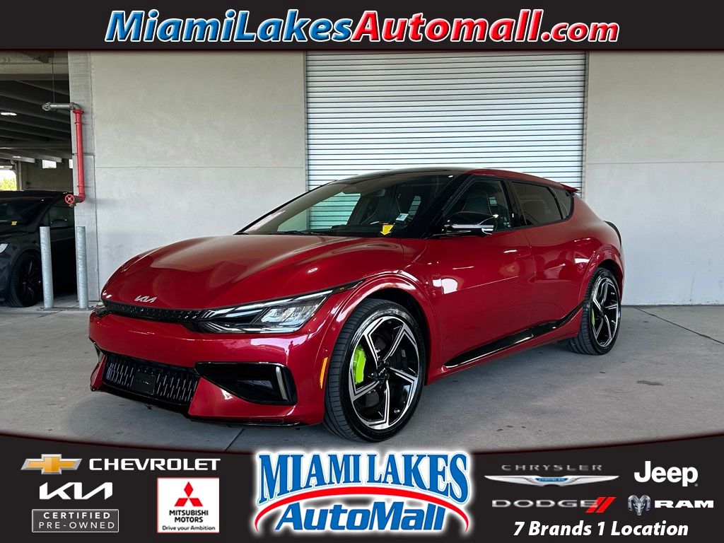 Runway Red 2023 Kia EV6 SUV / Crossover All-Wheel Drive 1-Speed Automatic