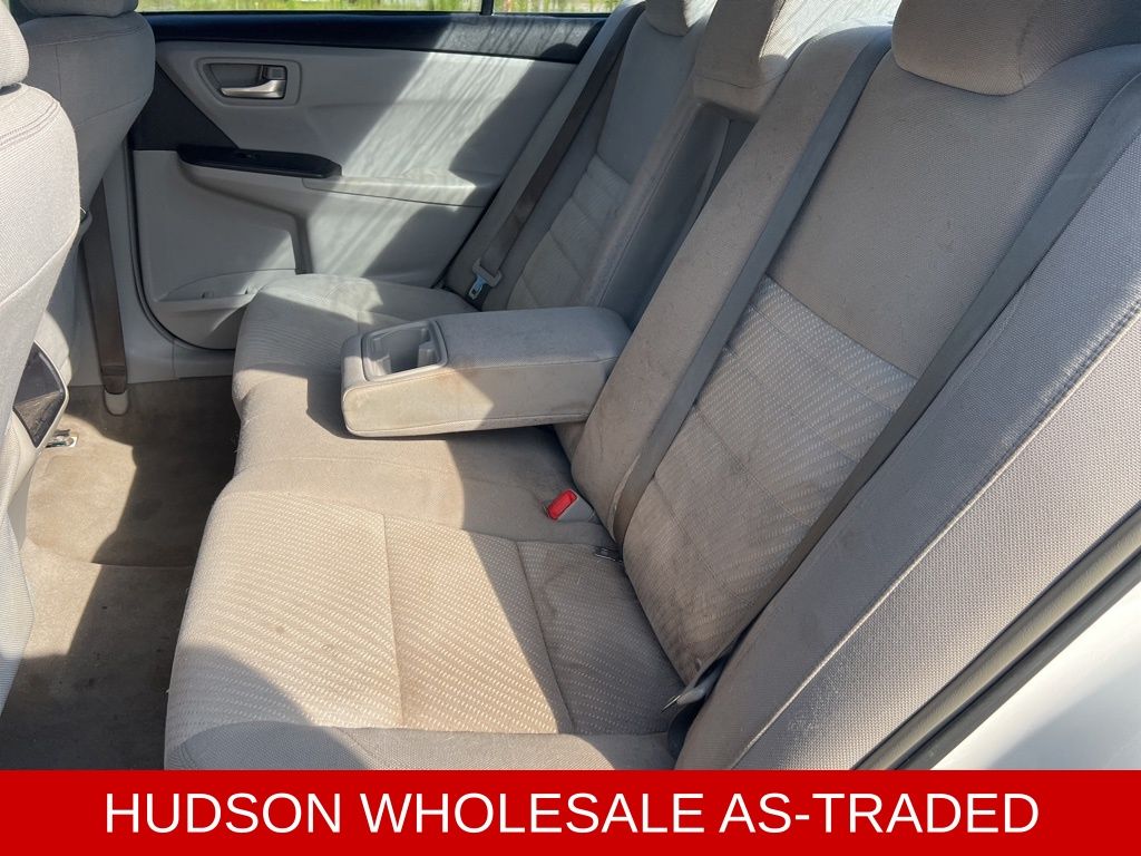 2015 White Toyota Camry LE FWD Sedan