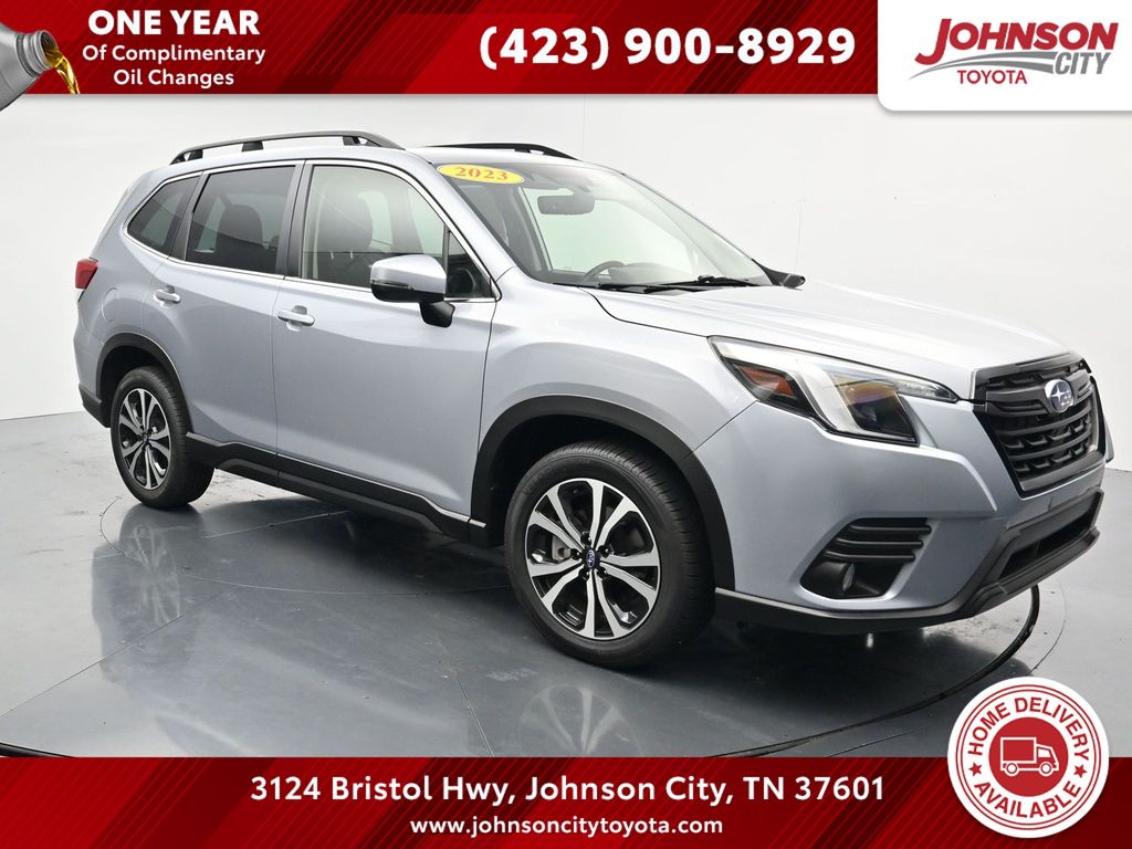 Ice Silver Metallic 2023 Subaru Forester SUV / Crossover All-Wheel Drive Continuously Variable Transmission