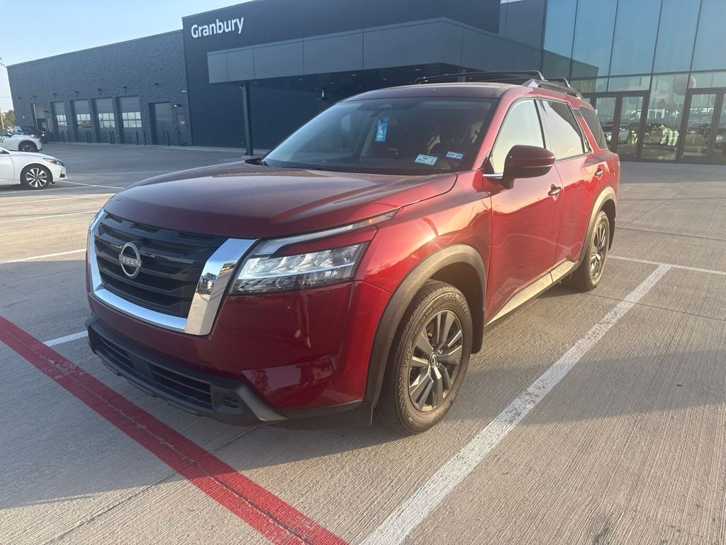 Red (Scarlet Ember Tintcoat) 2022 Nissan Pathfinder SUV / Crossover Front-Wheel Drive 9-Speed Automatic