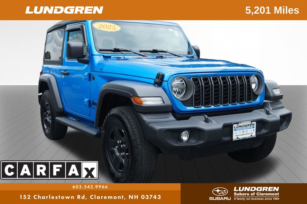 Hydro Blue Pearl Coat 2025 Jeep Wrangler SUV / Crossover Four-Wheel Drive 8-Speed Automatic