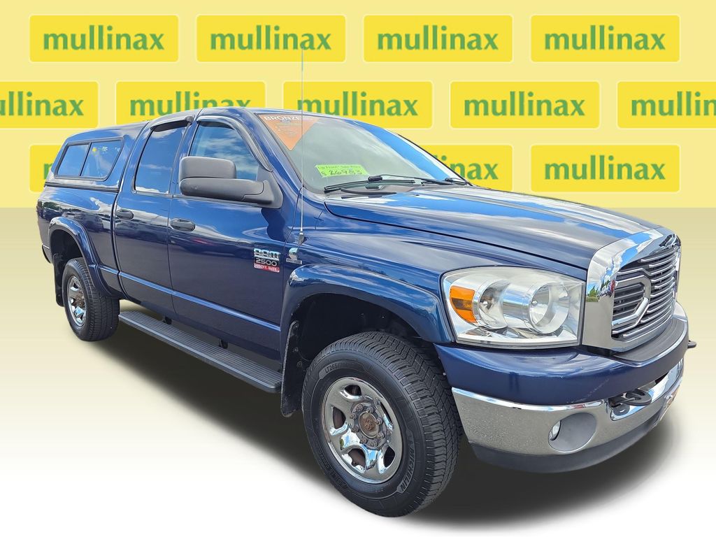 Patriot Blue Pearlcoat 2007 Dodge RAM 2500 Pickup Truck Four-Wheel Drive 4-Speed Automatic