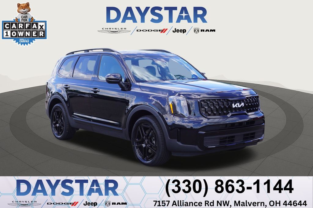 Ebony Black 2024 Kia Telluride SUV / Crossover All-Wheel Drive 8-Speed Automatic