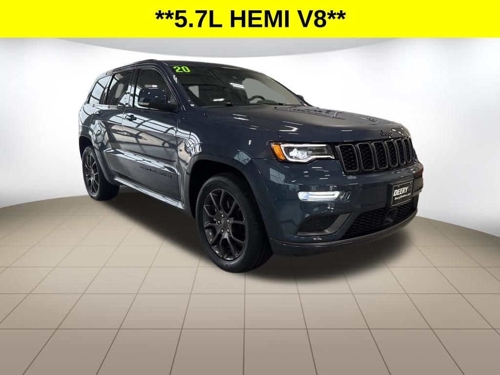 Pacific Blue Clearcoat 2020 Jeep Grand Cherokee High Altitude 4WD SUV / Crossover Four-Wheel Drive 8-Speed Automatic