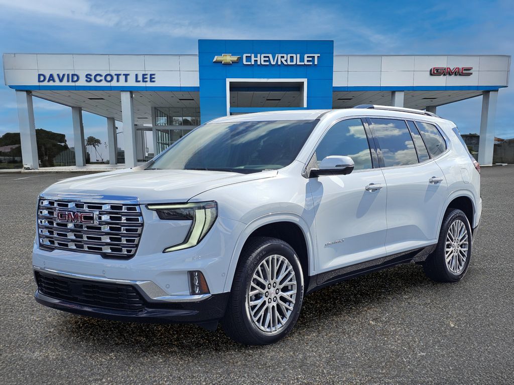 Glacier White 2026 GMC Acadia SUV / Crossover Four-Wheel Drive 8-Speed Automatic