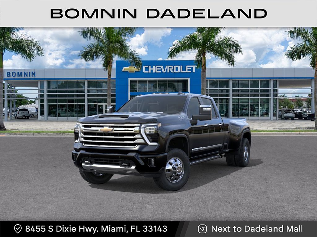 Black 2026 Chevrolet Silverado 3500HD Pickup Truck Four-Wheel Drive Automatic