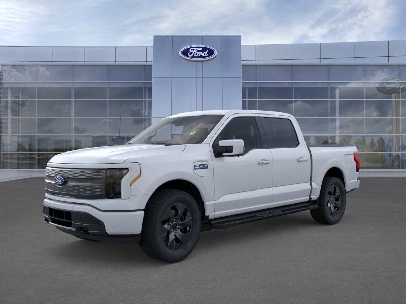 Oxford White 2025 Ford F-150 Lightning Pickup Truck All-Wheel Drive Automatic