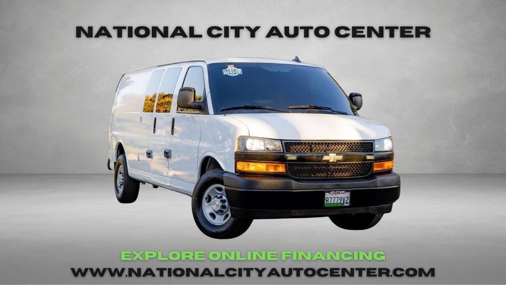 used 2020 Chevrolet Express 2500 Work Van 3D Extended Cargo Van