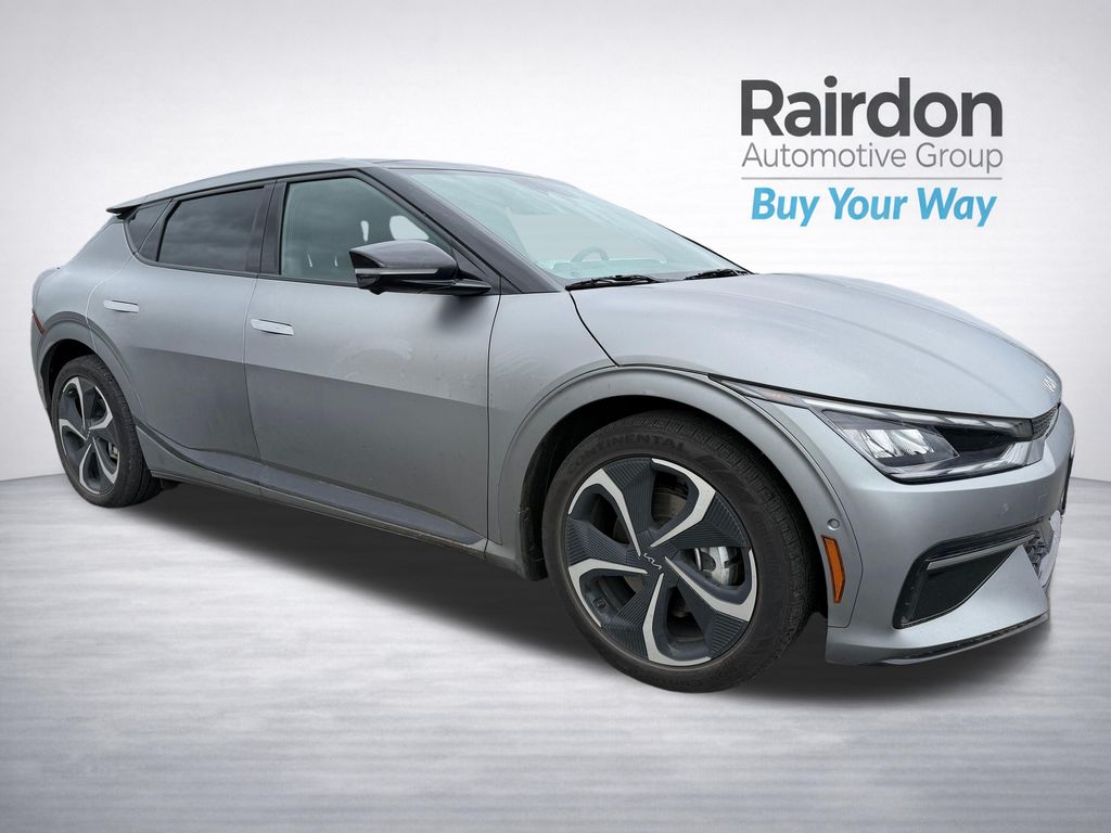 Steel Matte Gray 2024 Kia EV6 GT-Line AWD SUV / Crossover All-Wheel Drive 1-Speed Automatic