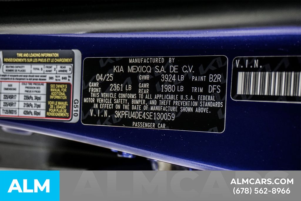 Used 2025 Blue Kia EX image 56