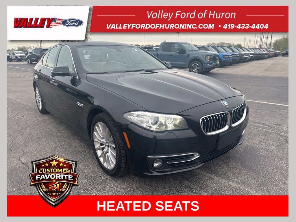 Black Sapphire Metallic 2015 BMW 5 Series 528i xDrive Sedan AWD Sedan All-Wheel Drive 8-Speed Automatic