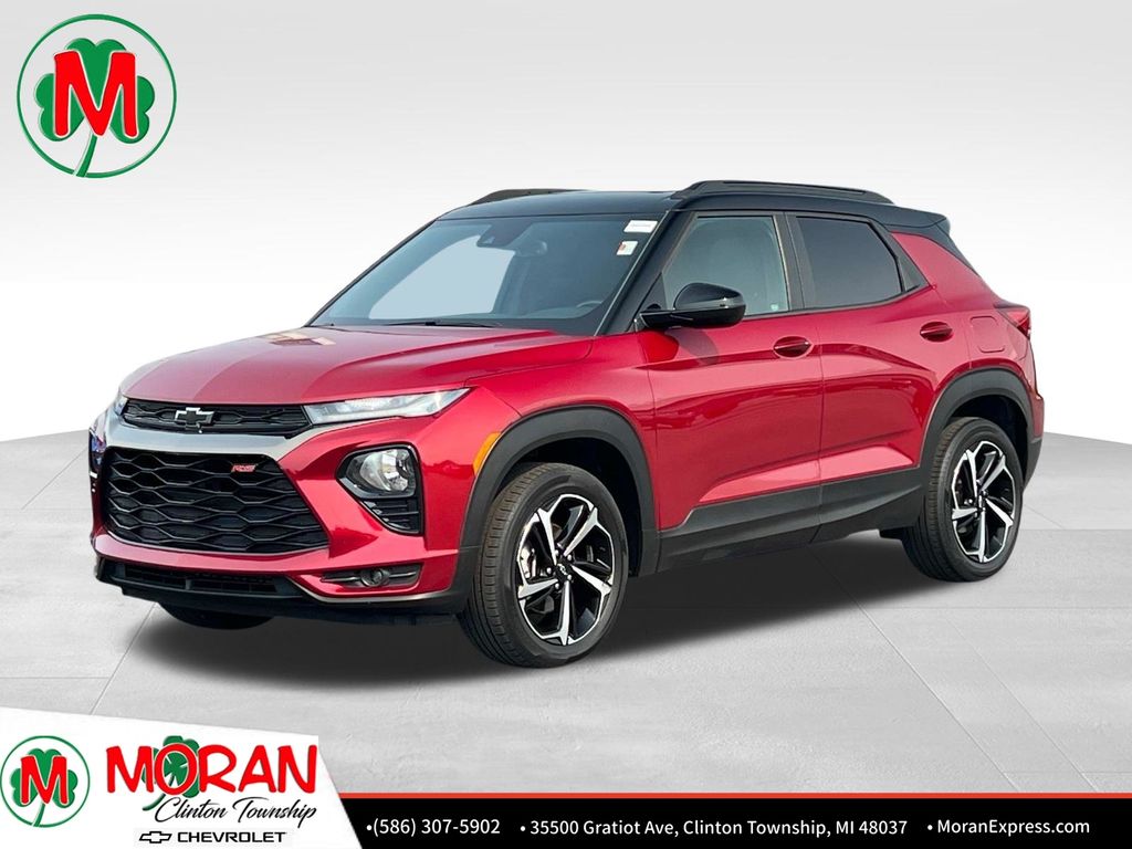 Scarlet Red 2021 Chevrolet Trailblazer SUV / Crossover Four-Wheel Drive 9-Speed Automatic