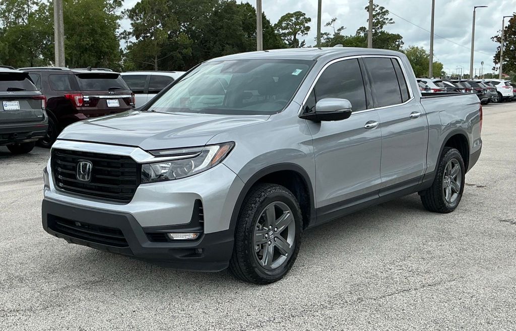 Lunar Silver Metallic 2023 Honda Ridgeline RTL-E AWD Pickup Truck All-Wheel Drive 9-Speed Automatic