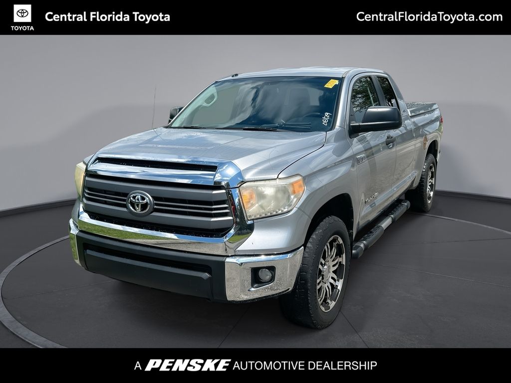 Silver Sky Metallic 2015 Toyota Tundra Pickup Truck Four-Wheel Drive 6-Speed Automatic Overdrive