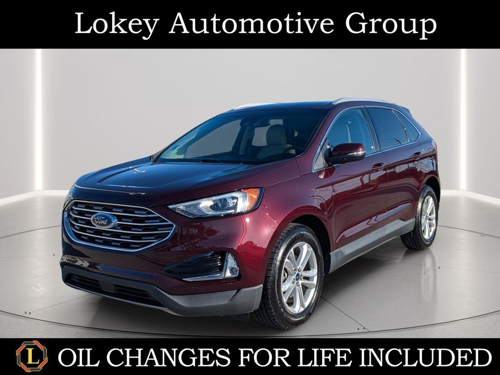 Red (Burgundy) 2020 Ford Edge SUV / Crossover Front-Wheel Drive 8-Speed Automatic