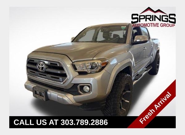 Silver Sky Metallic 2016 Toyota Tacoma Pickup Truck Four-Wheel Drive 6-Speed Automatic