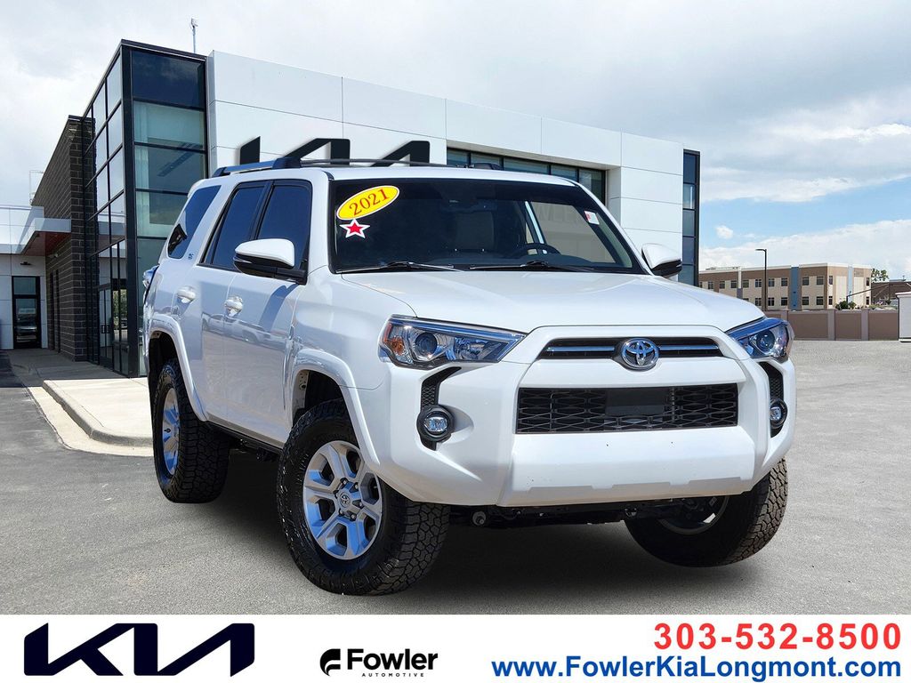 Super White 2021 Toyota 4Runner SR5 Premium 4WD SUV / Crossover Four-Wheel Drive 5-Speed Automatic Overdrive