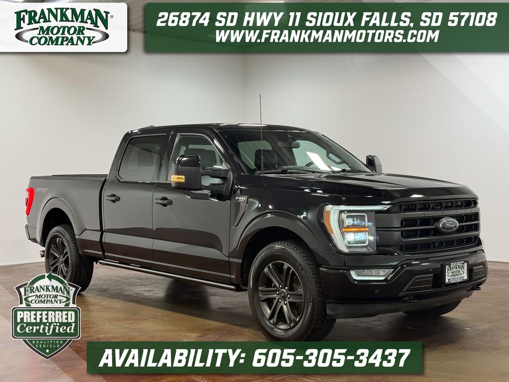 Agate Black Metallic 2023 Ford F-150 Pickup Truck Four-Wheel Drive Automatic