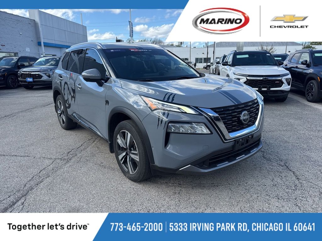 Boulder Gray 2023 Nissan Rogue SL AWD SUV / Crossover All-Wheel Drive Continuously Variable Transmission