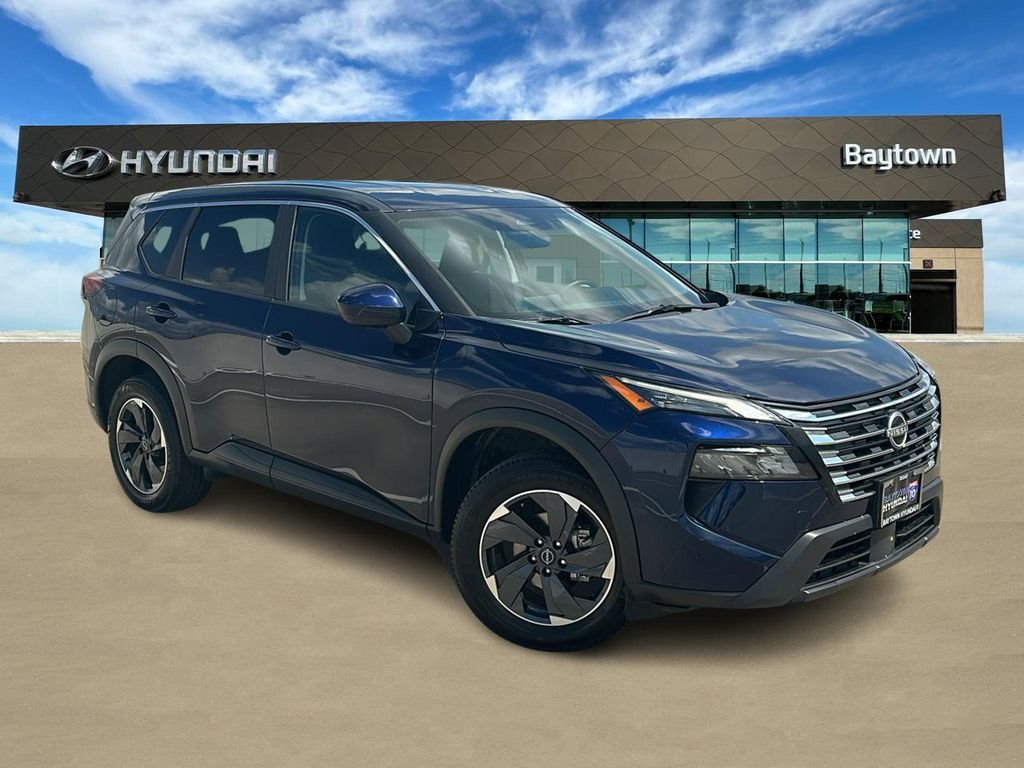 2025 Nissan Rogue SV Blue at South Houston Nissan