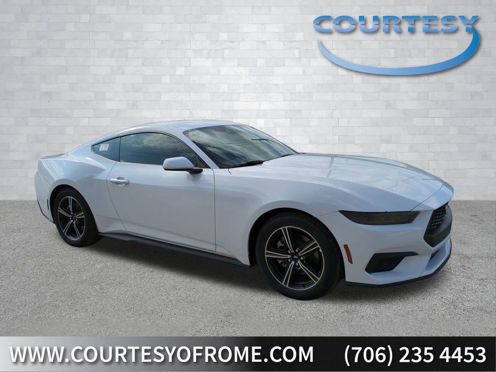 Oxford White 2025 Ford Mustang Coupe Rear-Wheel Drive Automatic
