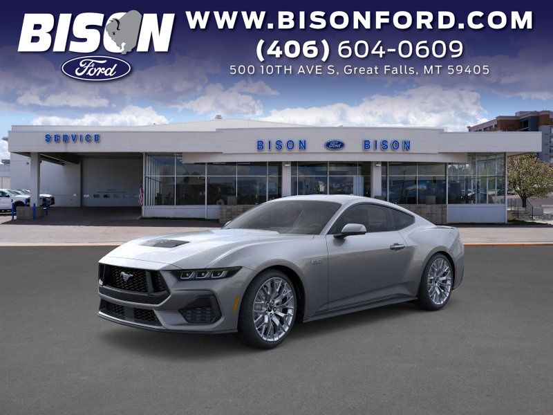 Carbonized Gray Metallic 2025 Ford Mustang GT Premium Fastback RWD Coupe Rear-Wheel Drive Automatic