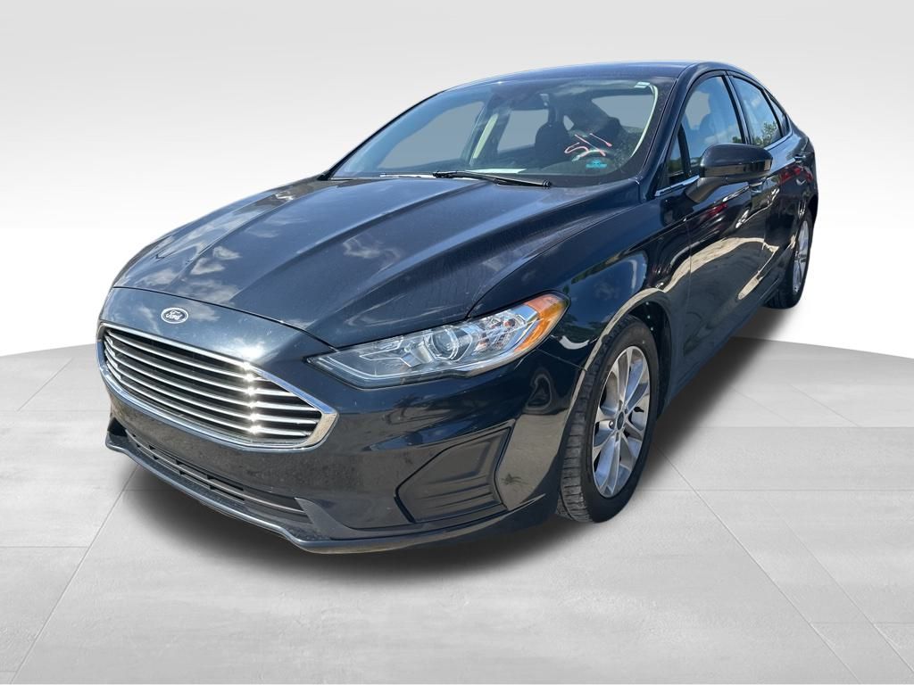 2020 Blue Ford Fusion SE FWD Sedan