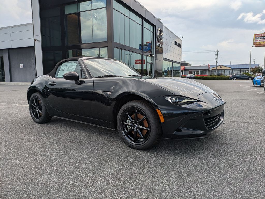 Jet Black Mica 2026 Mazda MX-5 Miata Convertible Rear-Wheel Drive 6-Speed Manual