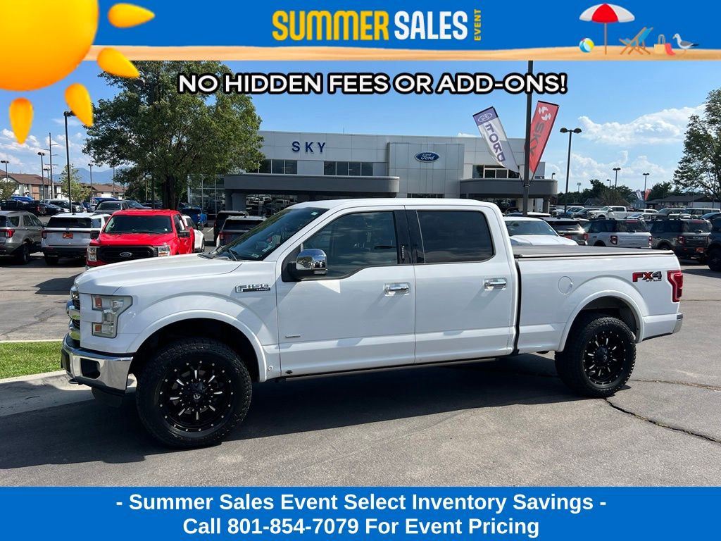 Oxford White 2015 Ford F-150 Pickup Truck Four-Wheel Drive 6-Speed Automatic