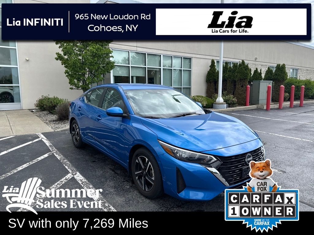 Electric Blue Metallic 2025 Nissan Sentra Sedan Front-Wheel Drive Continuously Variable Transmission