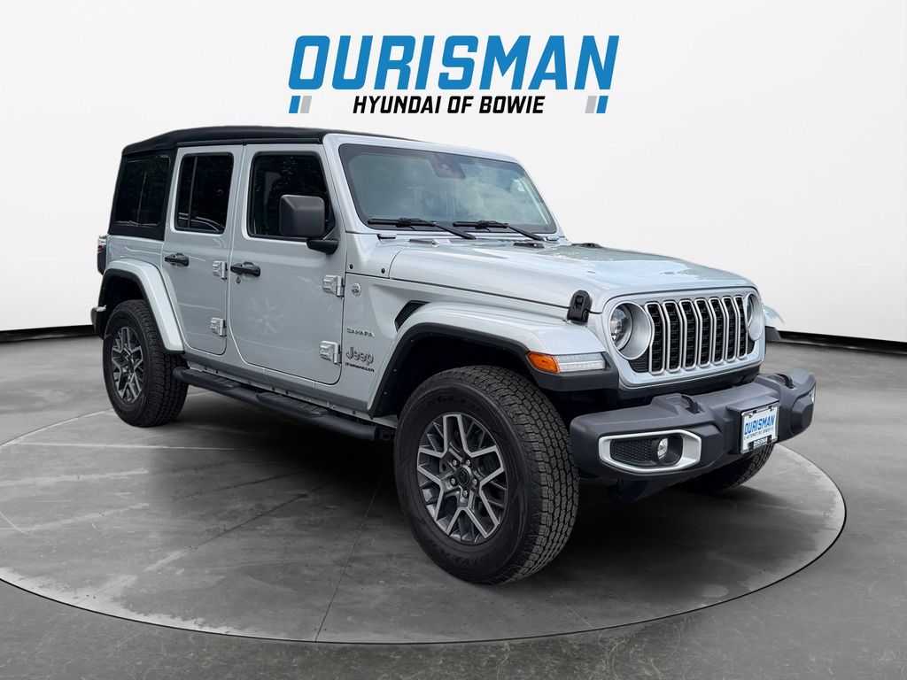 Silver 2024 Jeep Wrangler SUV / Crossover Four-Wheel Drive Automatic