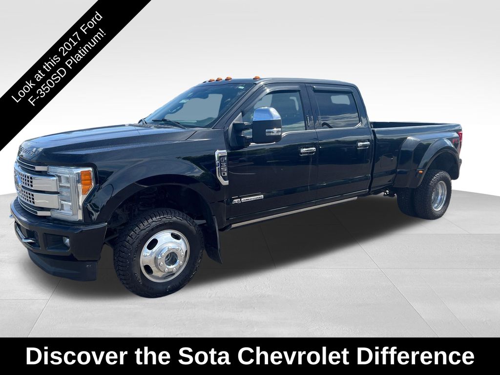 Shadow Black 2017 Ford F-350 Super Duty Pickup Truck Four-Wheel Drive 6-Speed Automatic