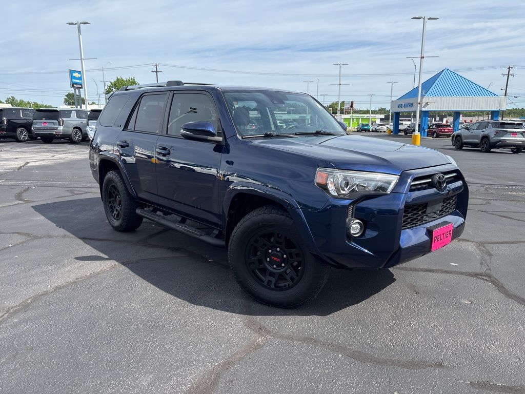 Nautical Blue Metallic 2021 Toyota 4Runner SR5 Premium RWD SUV / Crossover 4X2 5-Speed Automatic Overdrive