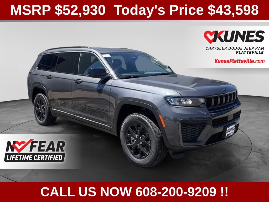 Baltic Gray Metallic Clearcoat 2026 Jeep Grand Cherokee L SUV / Crossover Four-Wheel Drive 8-Speed Automatic