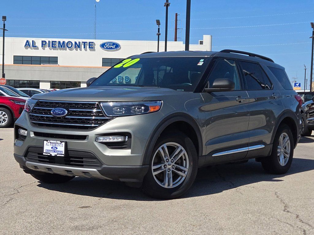Silver Spruce Metallic 2020 Ford Explorer XLT AWD SUV / Crossover All-Wheel Drive Automatic