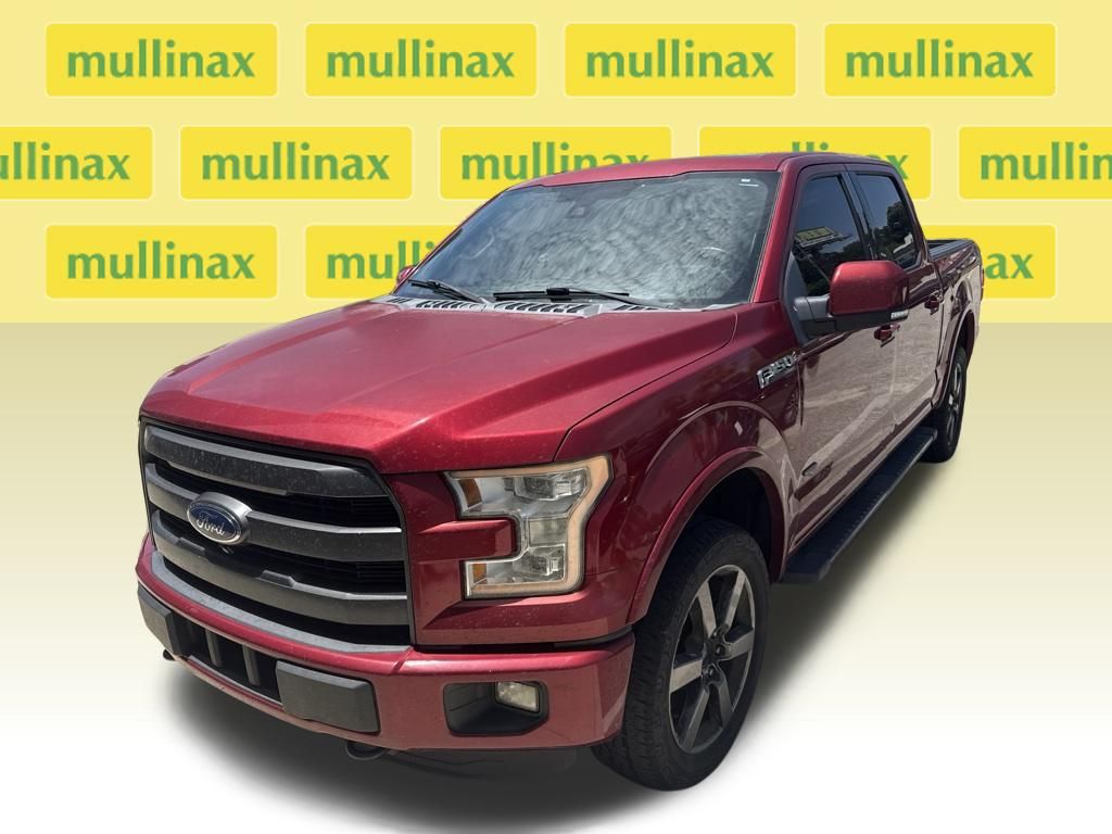 2016 Ruby Red Metallic Tinted Clearcoat Ford F-150 Lariat 4X4 Truck