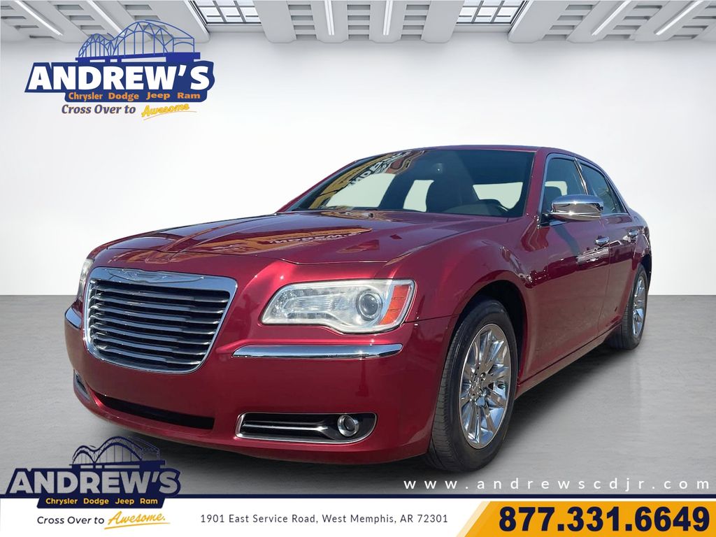 Deep Cherry Red Crystal Pearlcoat 2012 Chrysler 300 Sedan Rear-Wheel Drive 8-Speed Automatic