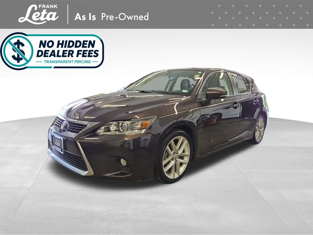 Fire Agate Pearl 2015 Lexus CT Hybrid Wagon Front-Wheel Drive Continuously Variable Transmission