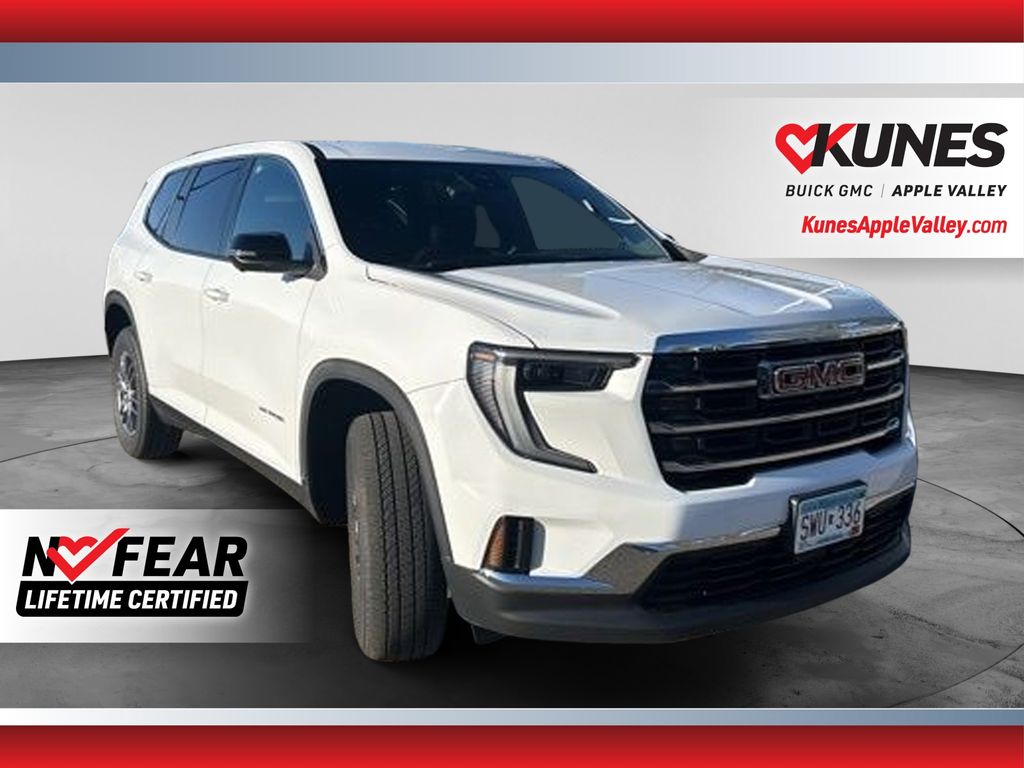 Summit White 2025 GMC Acadia SUV / Crossover Four-Wheel Drive 8-Speed Automatic