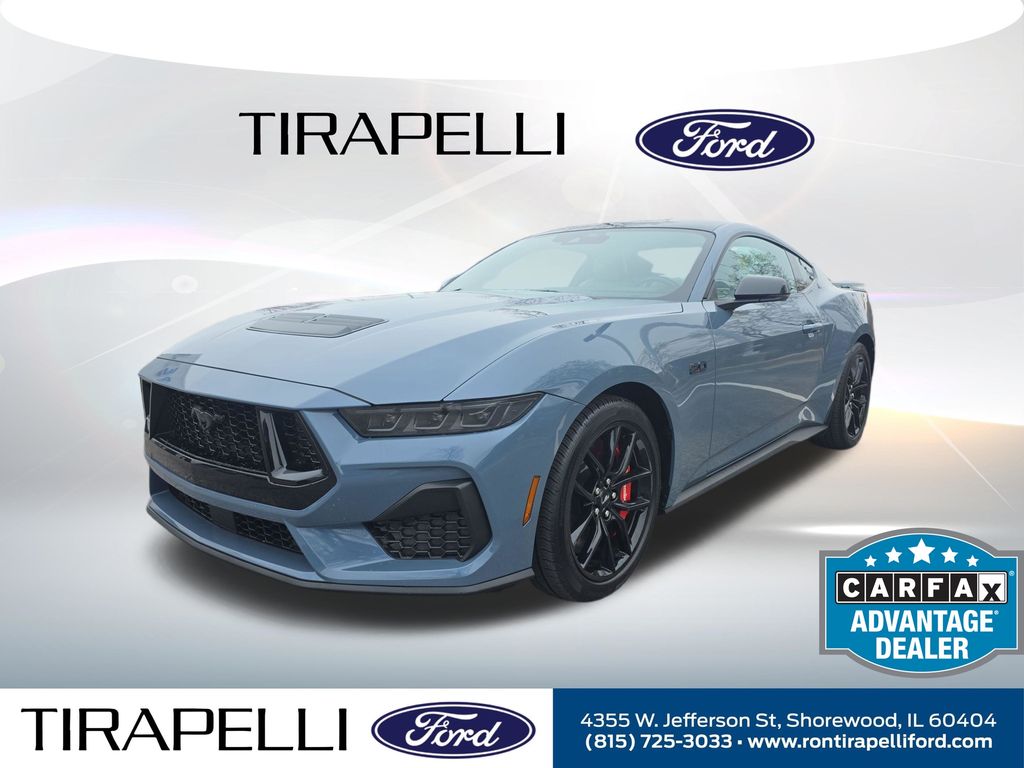 Vapor Blue 2025 Ford Mustang Coupe Rear-Wheel Drive Automatic