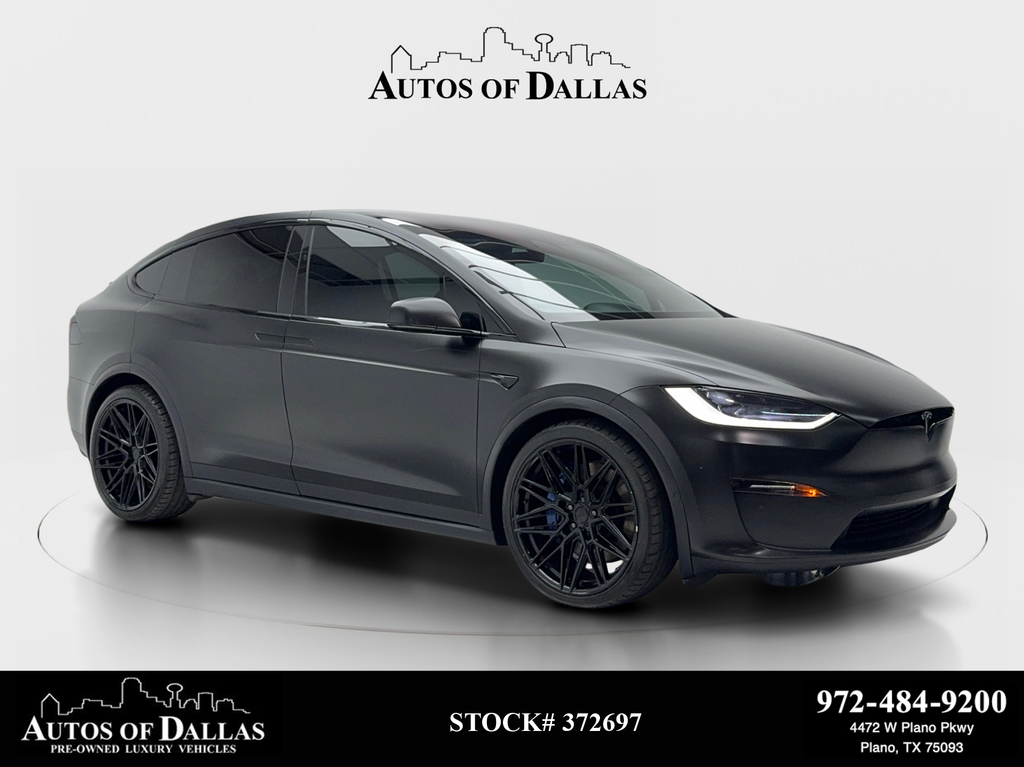 Blue 2023 Tesla Model X Standard Range AWD Sedan All-Wheel Drive 1-Speed Automatic