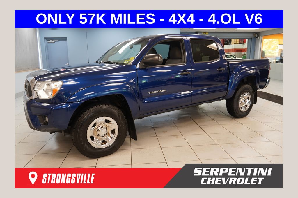 Blue Ribbon Metallic 2015 Toyota Tacoma Pickup Truck Four-Wheel Drive 5-Speed Automatic