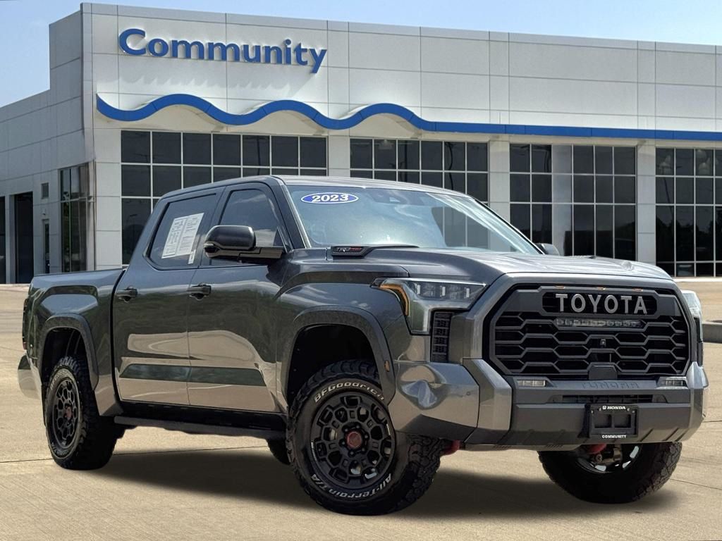 2023 Toyota Tundra Hybrid TRD Pro Gray at Community Toyota