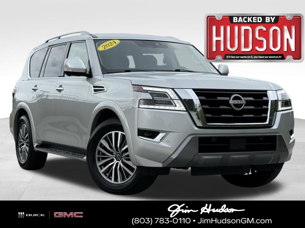 Brilliant Silver Metallic 2024 Nissan Armada SL RWD SUV / Crossover 4X2 7-Speed Automatic