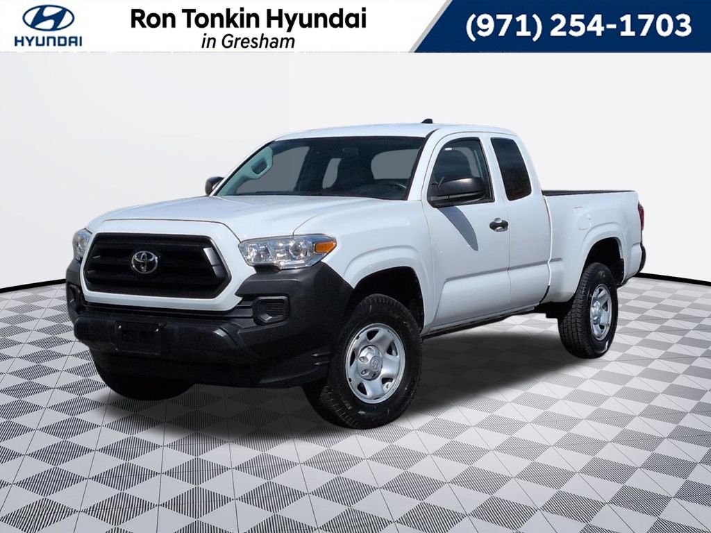 White 2020 Toyota Tacoma SR I4 Access Cab RWD Pickup Truck 4X2 6-Speed Automatic