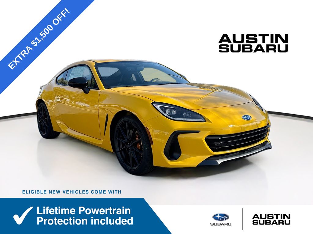 Sunrise Yellow 2026 Subaru BRZ Series.Yellow RWD Coupe Rear-Wheel Drive 6-Speed Manual