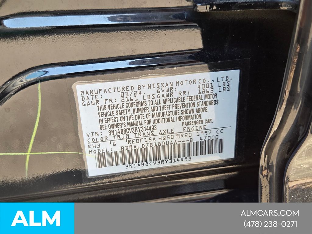 Used 2024 Black Nissan SV image 28