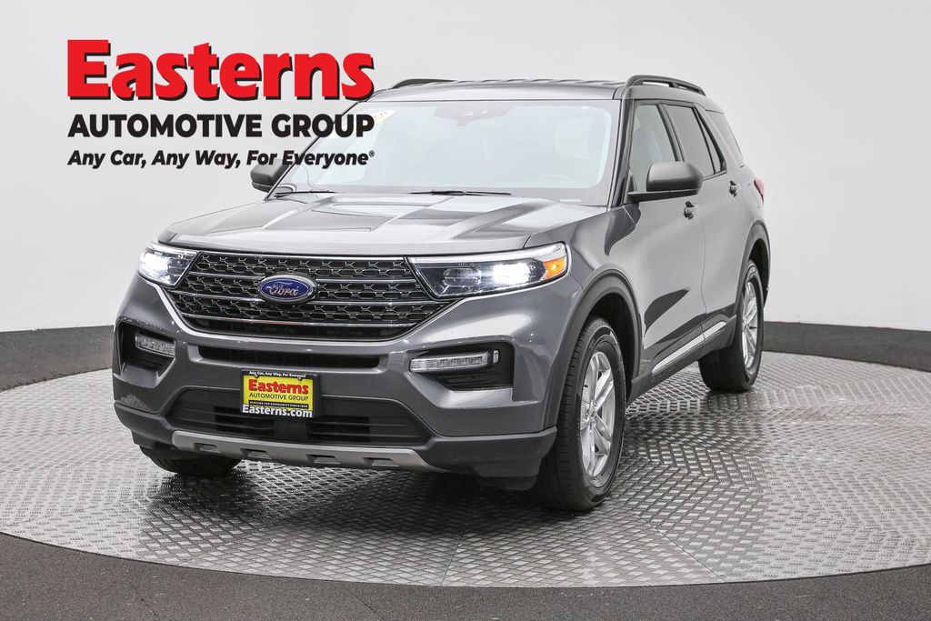 Gray Metallic 2023 Ford Explorer SUV / Crossover All-Wheel Drive Automatic